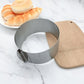 6-12 Inch Cake Mold Round Adjustable Stainless Steel Baking Cake Ring for Mousse