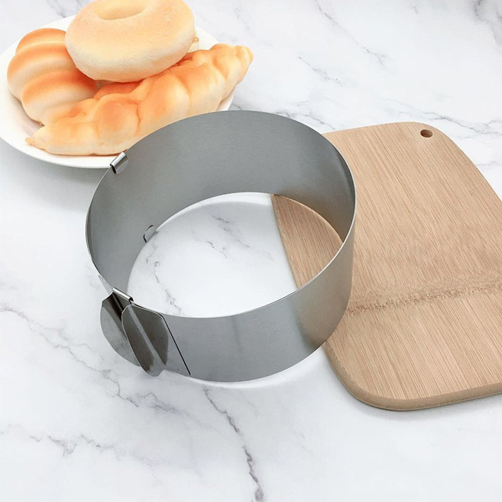6-12 Inch Cake Mold Round Adjustable Stainless Steel Baking Cake Ring for Mousse