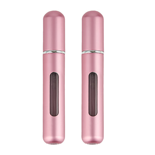 2Pcs 8ML Mini Travel Perfume Spray Pump Refillable Bottle Atomizer Portable Scent