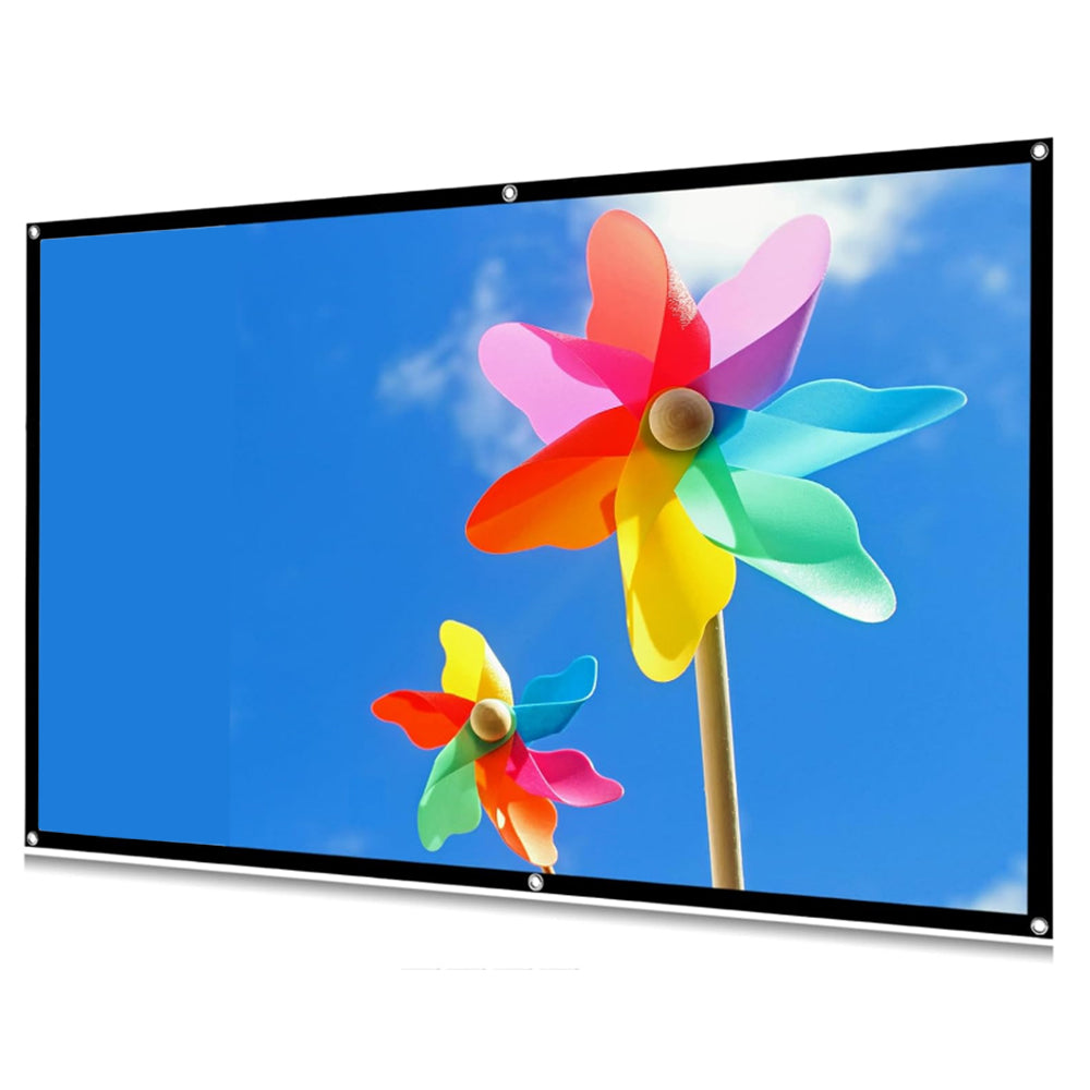 12 Inch 16:9 Portable Outdoor 3D Movie Foldable Projector Screen