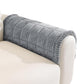 Sofa Armrest Cover Winter Thick Flannel Armchair Pad