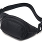 Waist Bag With 3 Zipper Pockets Crossbody Bag Unisex Large Fanny Pack For Travel Holiday