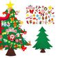 Felt Christmas Tree Set DIY Felt 41 Ornaments and LED String Lights