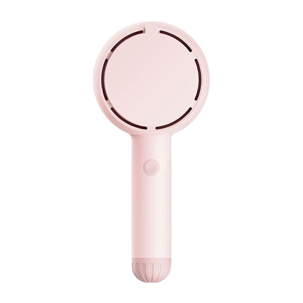 Mini Handheld Fan with LED Light Makeup Mirror Rechargeable Portable Fan
