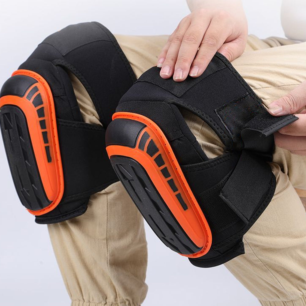 Pair of Knee Silicone Gel Pads For Security Work