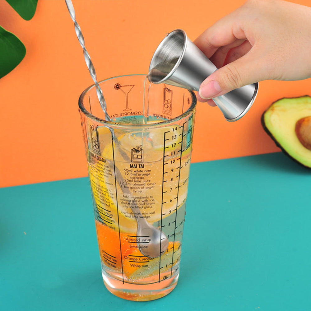 4Pcs Cocktail Shaker Set Mixer