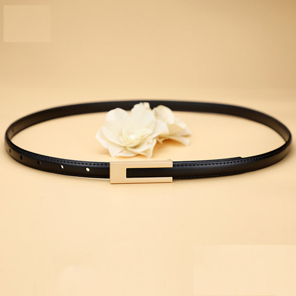 Vintage Womens PU Leather Casual Belt for 72 to 94cm Waist
