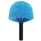 High Reach Blue Cobweb Duster With Extension Pole Spider Web Brush For Outdoor