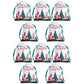 10Pcs 40x30cm Christmas Drawstring Bags Christmas Sack Holiday Wrapping Sacks