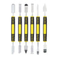 12Pcs Stainless Steel Electronics Repair Tool Kit Boot Stick For Mobile Phone Digital Metal Crowbar