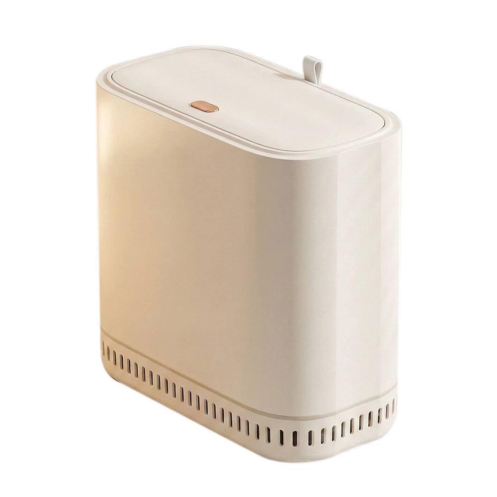 Household Adsorption Trash Can with Lid Large Capacity for Bathroom Kitchen Living Room