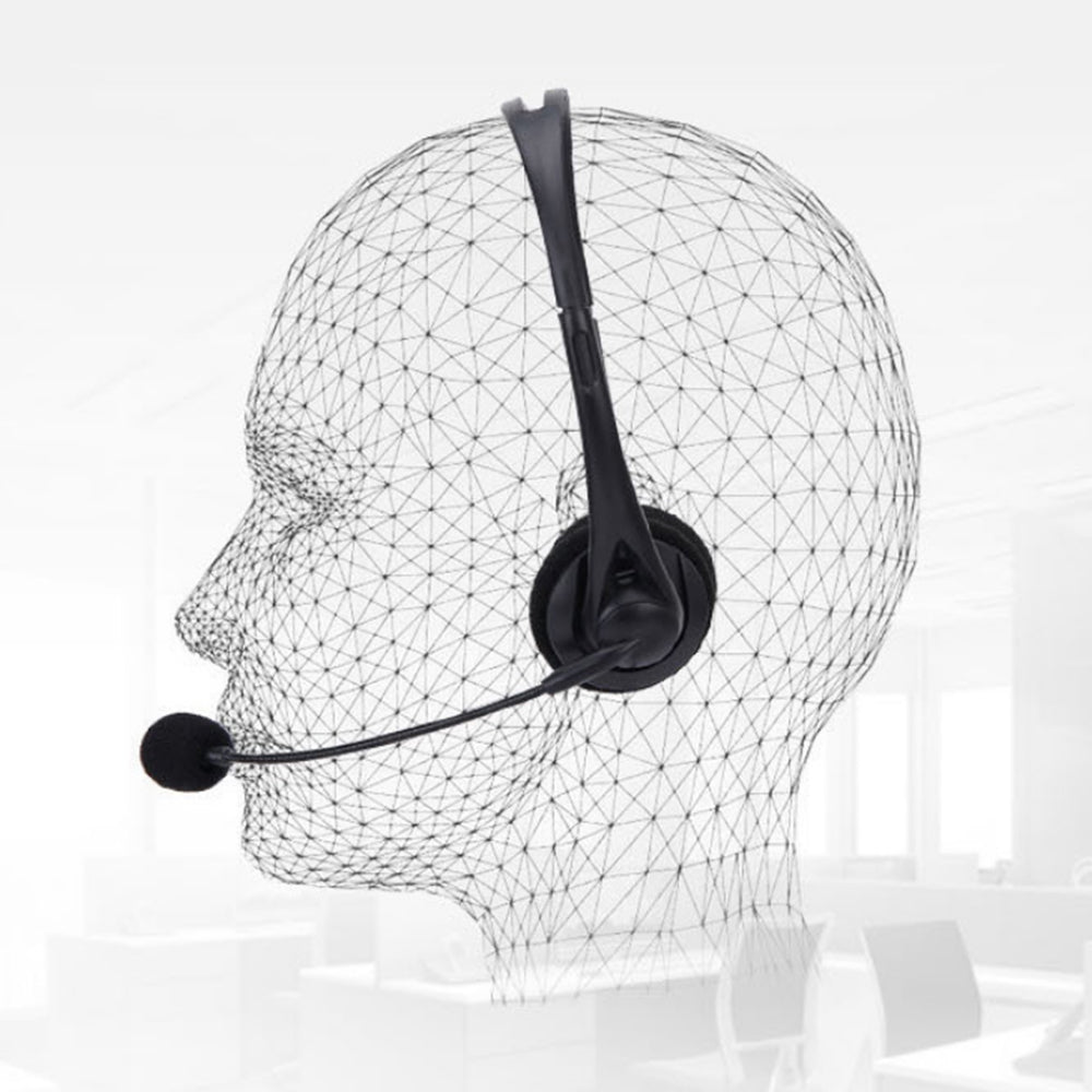 3.5mm Jack Wired Headsets with Microphone for Computer USB Wired Headphone