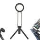 MagSafe Compatible Phone Stand with Spring Clip Foldable Tripod