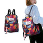 Anti-theft Backpack New Multifunctional Printed Oxford Travel Bag