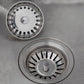 2 Pack Kitchen Sink Strainer Drain Stopper Baskets with Rubber Seals