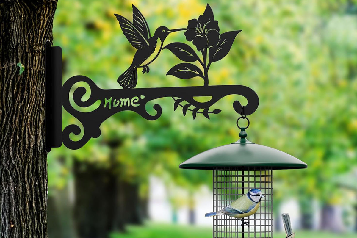 Decorative Wall Hook Heavy Duty Metal Hanger for Plants Bird Feeders Wind Chimes