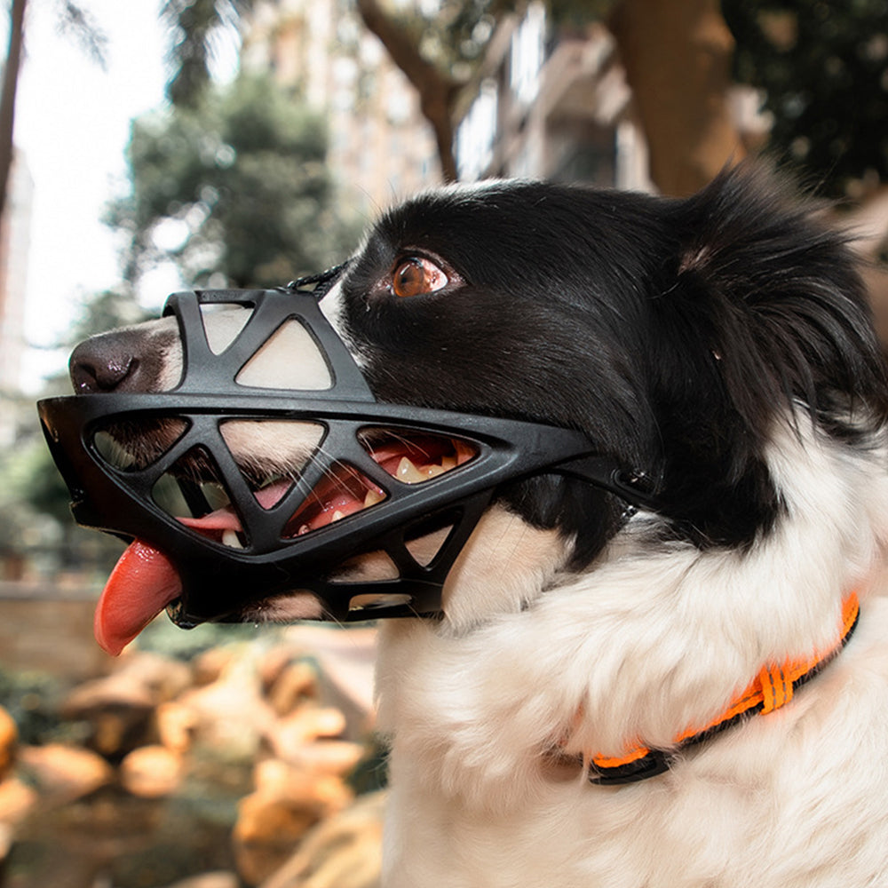 Adjustable Pet Dog Anti Bark Mesh Mask