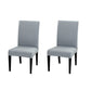 2Pcs Stretch Dining Chair Cover Seat Covers Washable Banquet Wedding Party