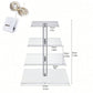 4-Tier Acrylic Cupcake Stand Display Tower with String Light