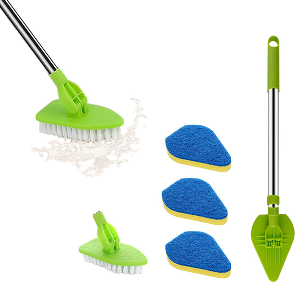 Adjustable Long Handle Floor Brush Cleaning Brush Tub and Tile Scrub Brush