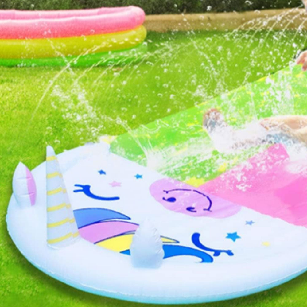 Water Slides and 2 Bodyboards Lawn Water Slide Summer Slip Waterslides