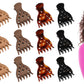 12Pcs Lightweight Hair Claw Clips for Thick and Thin Hair Styling