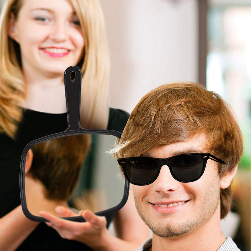 4Pcs 27x19CM Hand Held Wide Angle Makeup Beauty Mirrors