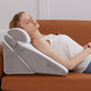 Wedge Pillow Headboard for After Surgery Adjustable Wedge Pillow for Acid Reflux Relief