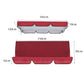 Waterproof Swing Canopy Replacement Swing Seat Sun Shade Cover with Seat Cover