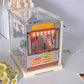 DIY Miniature Dollhouse Kit 3D Puzzle Dollhouse Toy with Dust Cover and Light