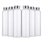 12Pcs 500ml Glass Sports Water Bottle Set with Cord