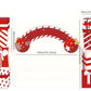 Christmas Decorations Merry Christmas Hanging Banner Porch Sign Xmas Banner Christmas Door Cover