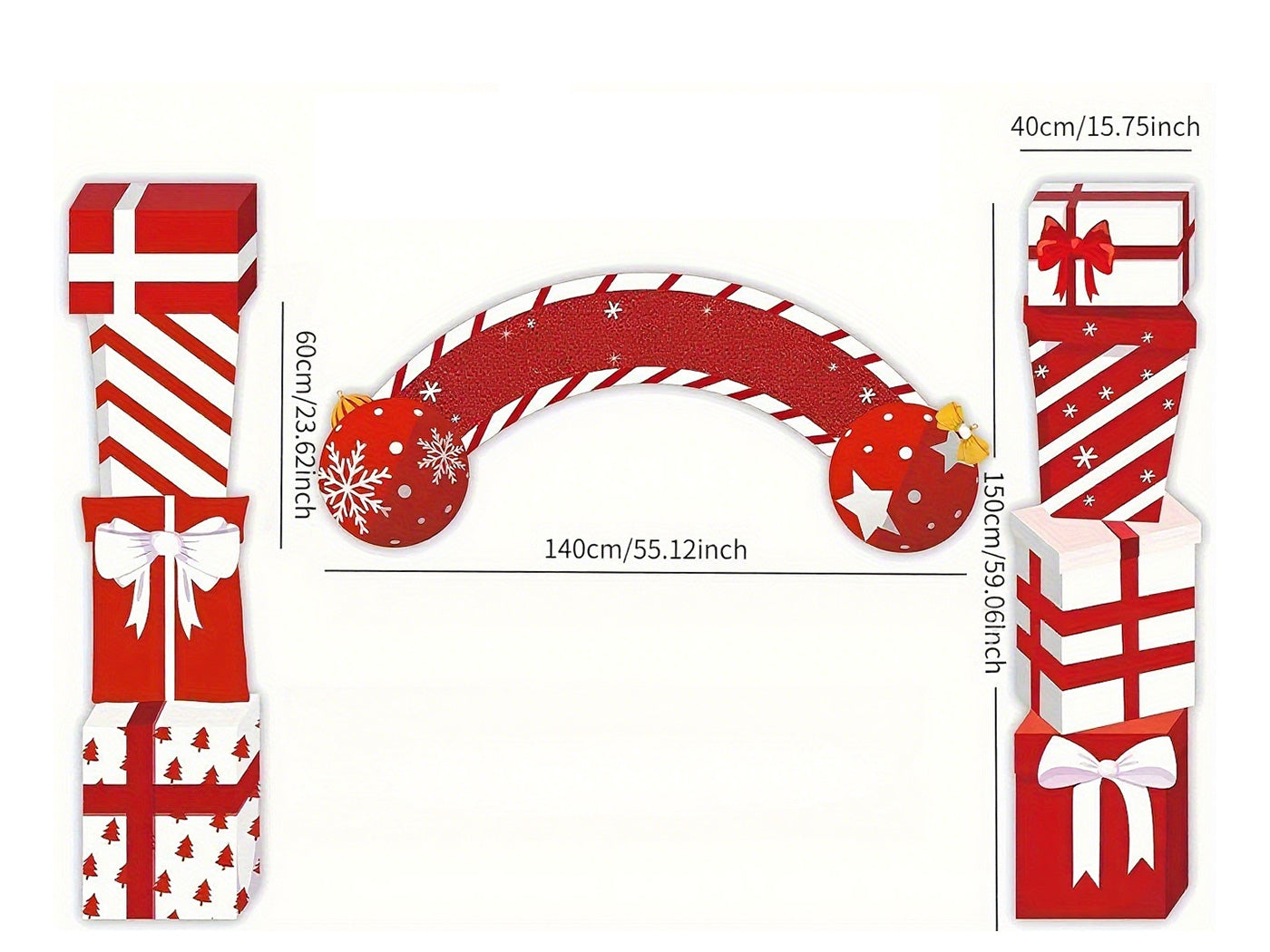 Christmas Decorations Merry Christmas Hanging Banner Porch Sign Xmas Banner Christmas Door Cover