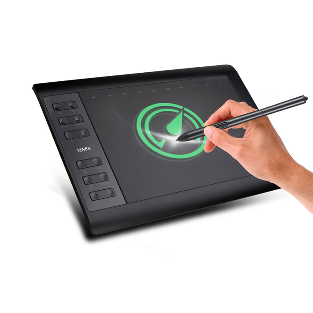 1060 Plus Digital Graphics Drawing Tablet with Stylus