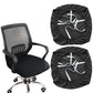 2Pcs Stretch Rotating Computer Chair Seat Covers