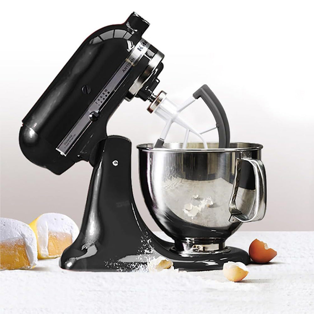 Silicone Coated Dual Edge Beater Compatible with KitchenAid 4.5–5 Quart Stand Mixer