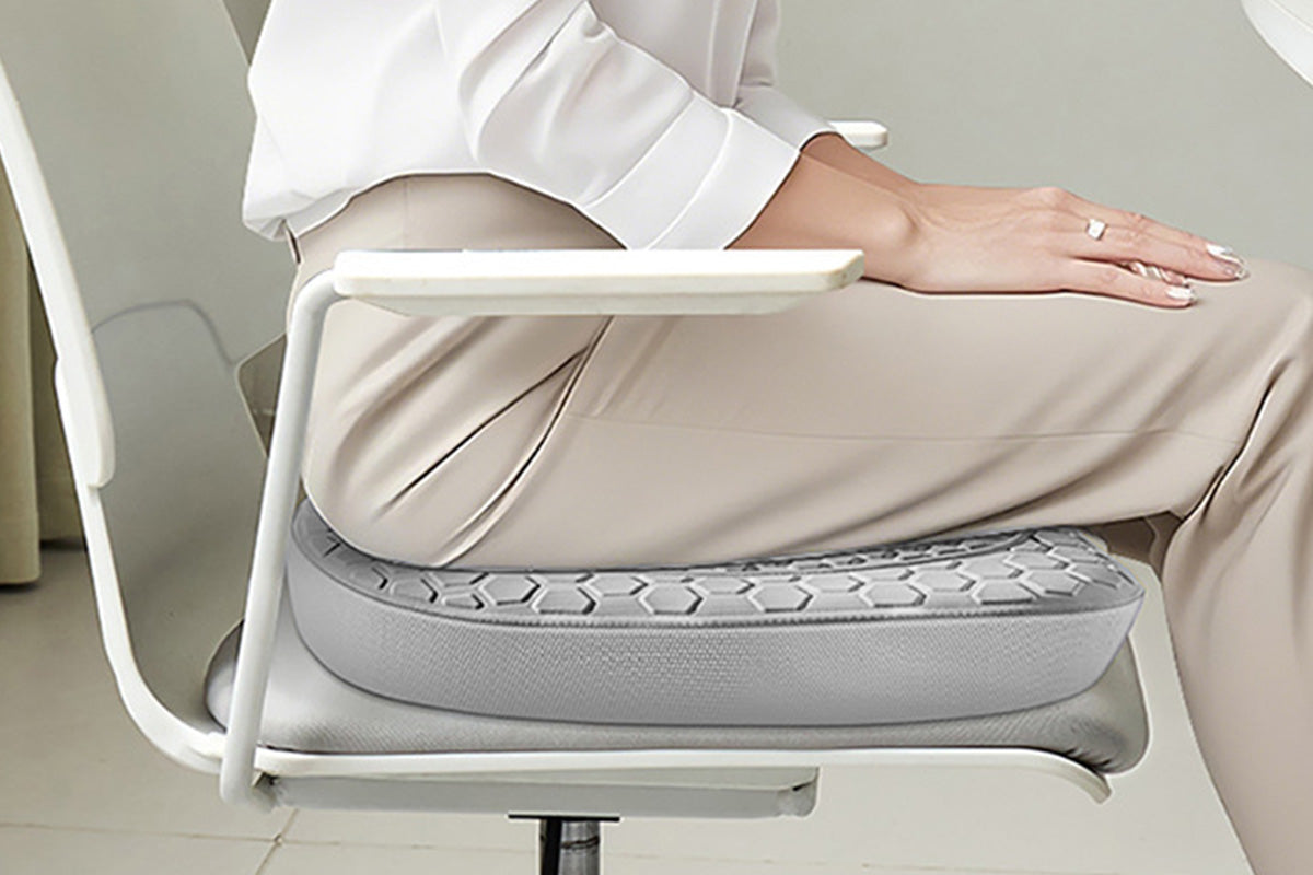 Ergonomic Seat Cushion Breathable Honeycomb Design Pressure Relief Cushion