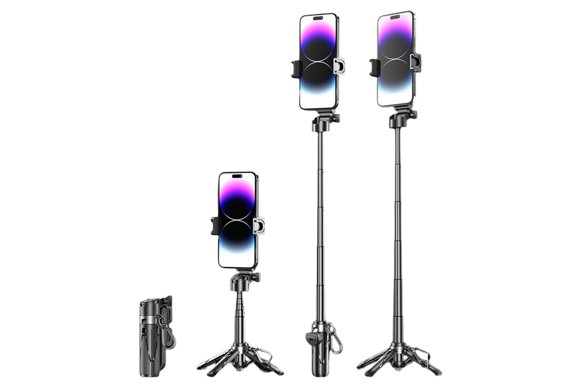 Mini Bluetooth Remote Selfie Stick Holder Handheld Tripod Stand For Mobile Phone