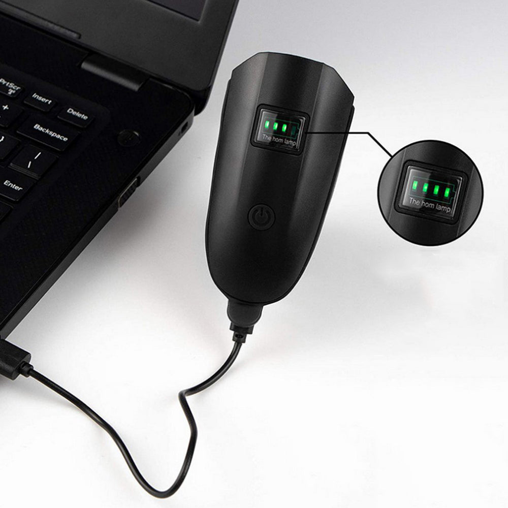 Rechargeable LED Bicycle Headlight with Horn