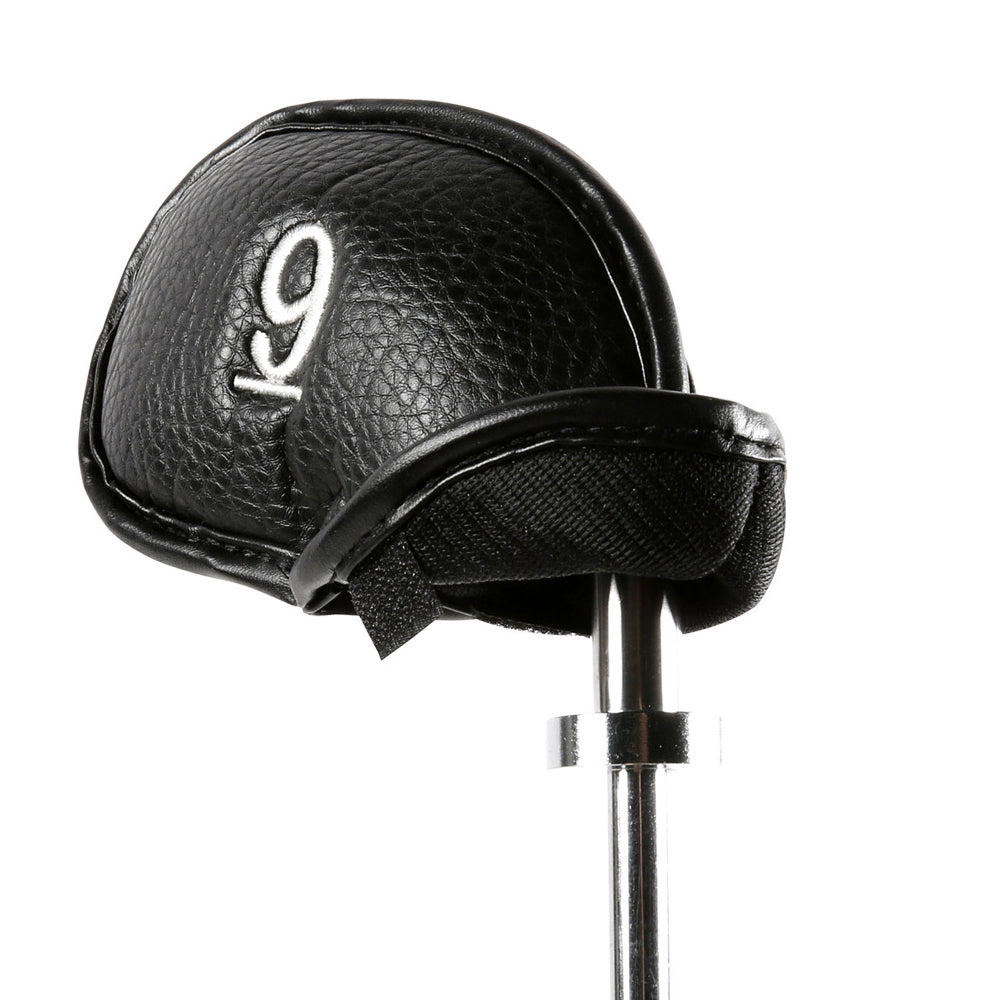 12Pcs PU Leather Head Cover Golf Iron Club Putter Head Cover