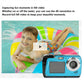 Underwater Camera 4K 56MP 16X Zoom Dual Screens 1700mAh Waterproof Digital Camera