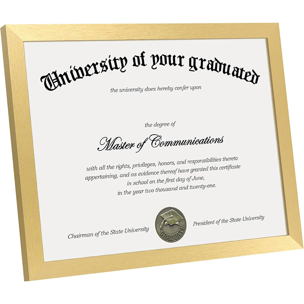 Certificate Frame with PVC for Diploma Document Photo Display