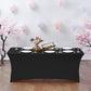 Spandex Fitted Tablecloth Rectangular Stretch Table Cover for Wedding Party