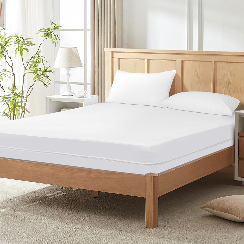 2XZippered Mattress Protector Waterproof and Bed Bug Proof Mattress Protector