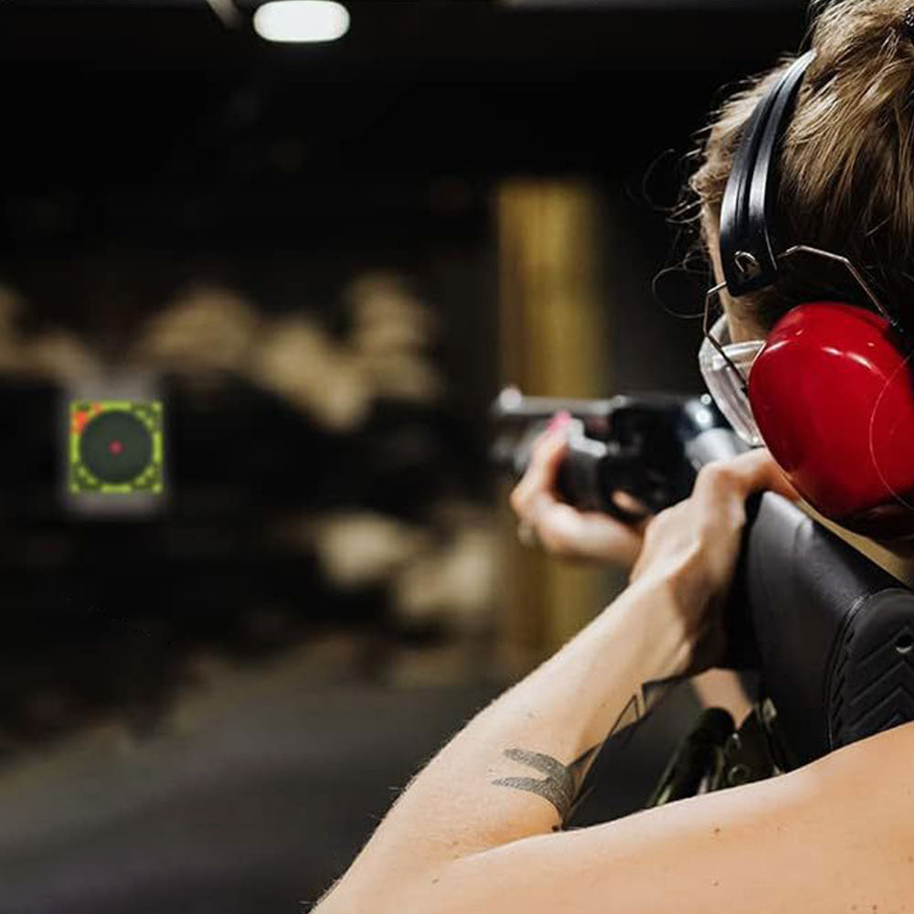 100Pcs 20CM Shooting Targets Splatter Paper Self-Adhesive Paper Reactive Splatter Target Sticker