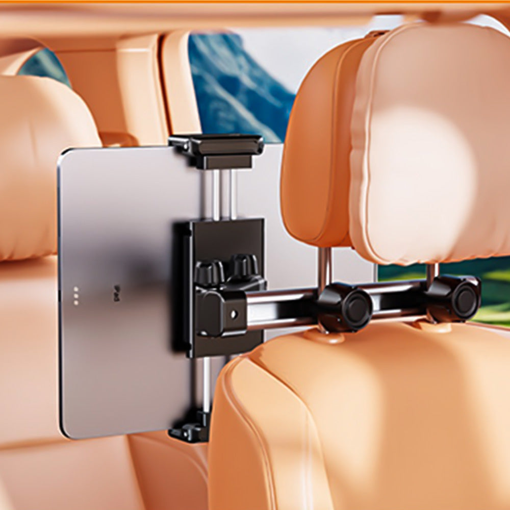 Universal 360 Degrees Extendable Car Headrest Tablet Holder For iPhone iPad