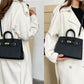 Chic Mini Birkin-Inspired Lock Crossbody Satchel Bag