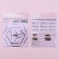 4 Sheets Eyeliner Stencil Kit Transparent Reusable Eye Shadow Stencil for Makeup