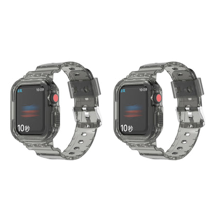 2Pcs Transparent Sports Wristband Replacement Strap for Apple Watch