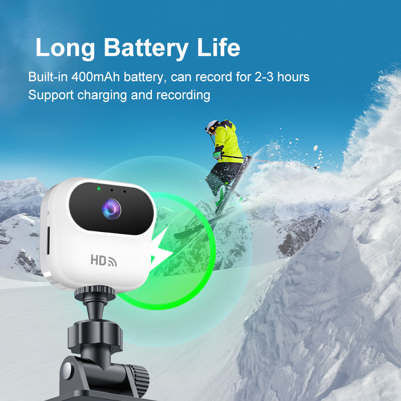 Mini WiFi Camera 1080P HD Vlog Pocket Camera